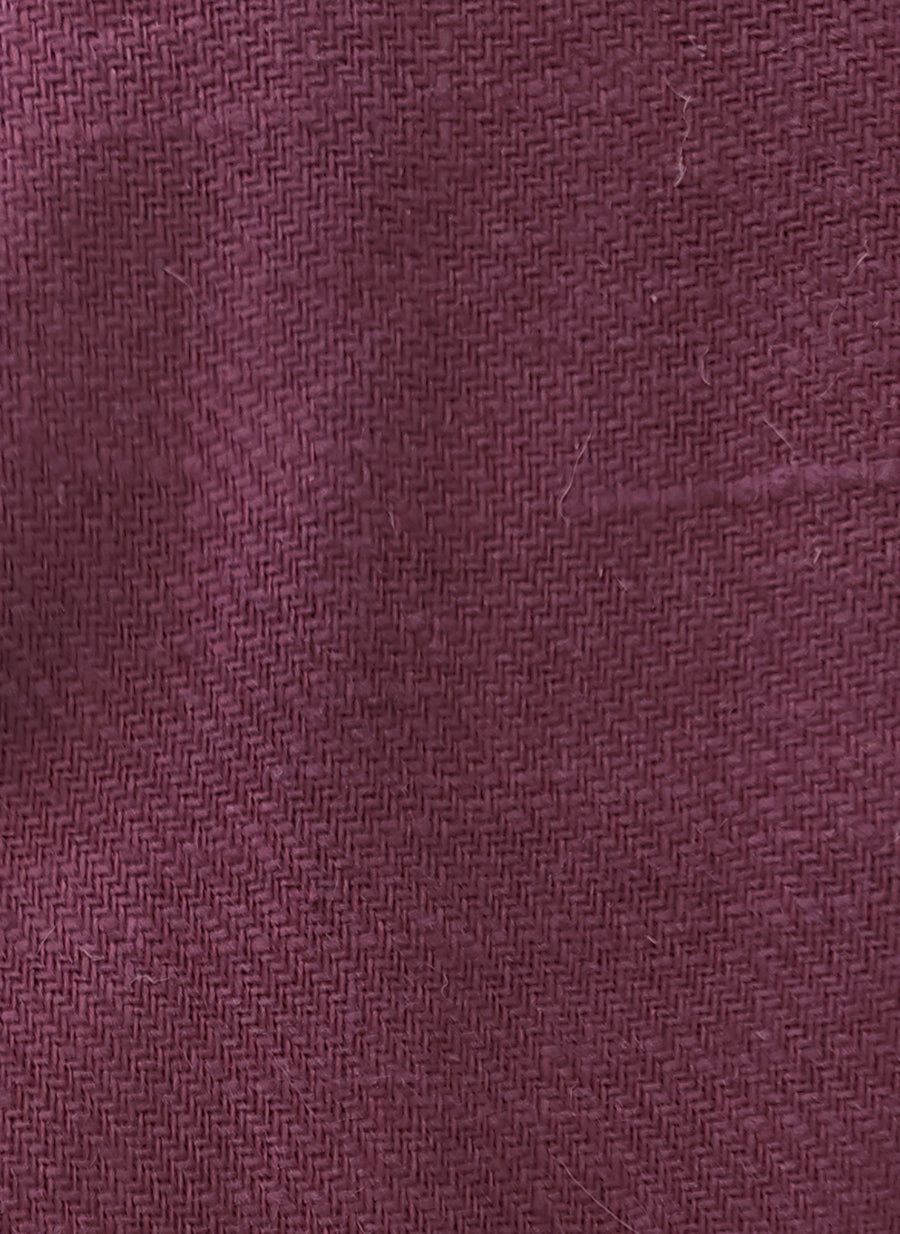 Wild Currant- Linen Twill Fabric - 1 Yard