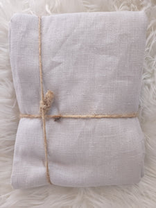 Mist - Linen Weave Fabric - 1 Yard